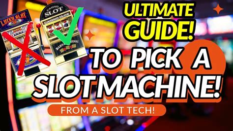 how to pick a slot machine|slot machines how to beat.